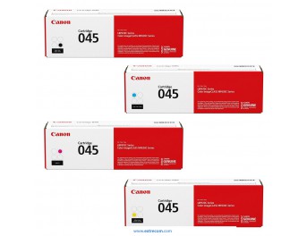 Canon 045 pack 4 colores original