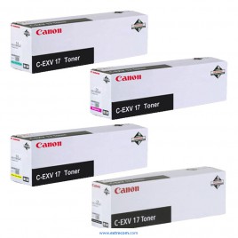 Canon C-EXV17PK pack 4 colores original