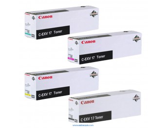 Canon C-EXV17PK pack 4 colores original