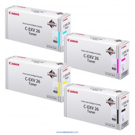 Canon C-EXV26PK pack 4 colores original