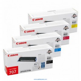 Canon CRG-707 pack 4 colores original