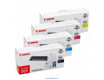 Canon CRG-707 pack 4 colores original