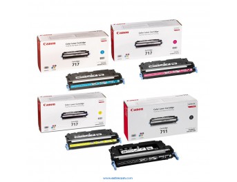 Canon CRG-717 / 711 pack 4 colores orignal