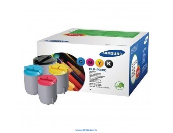 Samsung CLP-P300C pack 4 colores original