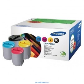 Samsung CLP-P300C pack 4 colores original