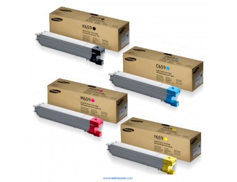 Samsung CLP-659PK pack 4 colores original