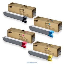 Samsung CLP-659PK pack 4 colores original