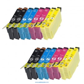 Epson 18 XL pack 4x4 colores compatible