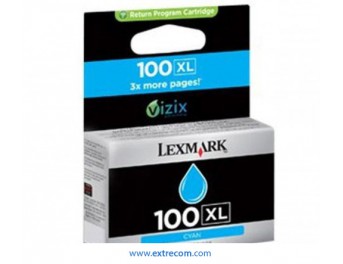 Lexmark 100 XL cian original