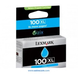 Lexmark 100 XL cian original