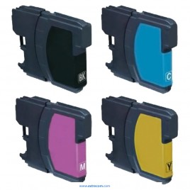 Brother LC1100 pack 4 colores compatible