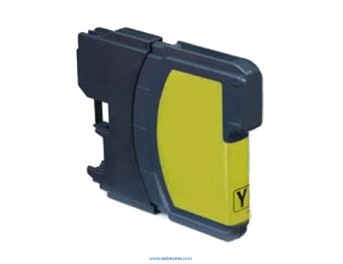 Brother LC121/123Y amarillo compatible
