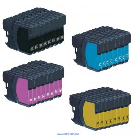 Brother LC225/229 pack 32 unidades compatible