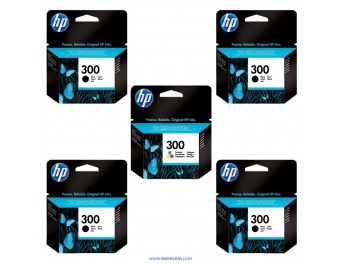 HP 300 pack 5 unidades original
