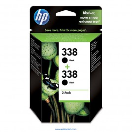 HP 338 pack 2 unidades negro original