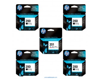 HP 350/351 pack 5 unidades original