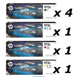 HP 973X pack 7 unidades original