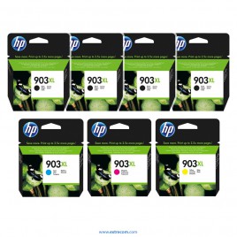 HP 903 XL pack 7 unidades original