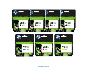 HP 903 XL pack 7 unidades original