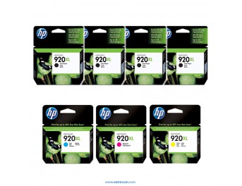 HP 920 XL pack 7 unidades original