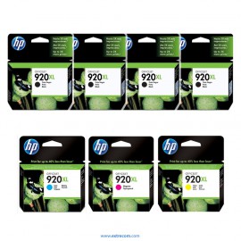 HP 920 XL pack 7 unidades original