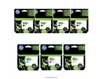 HP 950/951 XL pack 7 unidades original