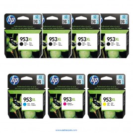 HP 953 XL pack 7 unidades original