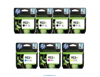 HP 953 XL pack 7 unidades original