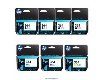 HP 364 pack 7 unidades original