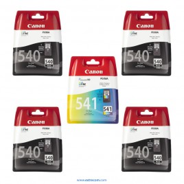 Canon PG-540/CL-541 pack 5 unidades original