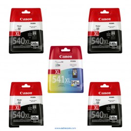 Canon 540 XL pack 5 unidades original