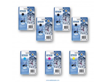 Epson 27 pack 7 unidades original