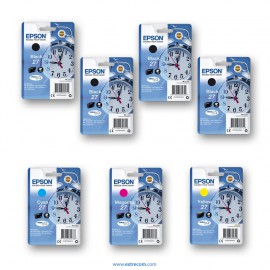 Epson 27 pack 7 unidades original