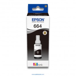 Epson T6641 recarga tinta negro original