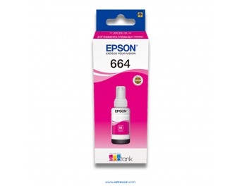 Epson T6643 recarga tinta magenta original