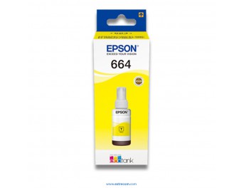 Epson T6644 recarga tinta amarillo original