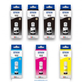 Epson 102 EcoTank pack 7 unidades original