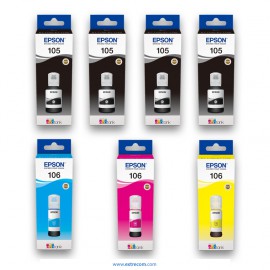 Epson 105-106 pack 7 unidades original