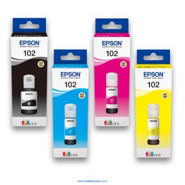Epson 102 EcoTank pack 4 unidades original