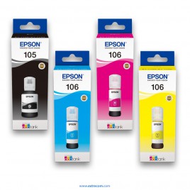 Epson 105-106 pack 4 unidades original