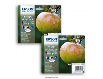 Epson T1295 2x pack 4 colores original
