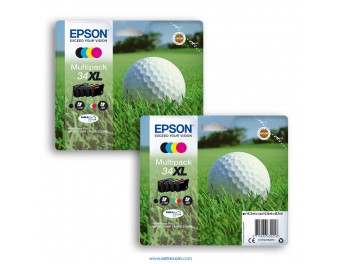Epson 34 XL 2x pack 4 colores original 