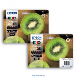 Epson 202 XL 2x pack 5 colores original