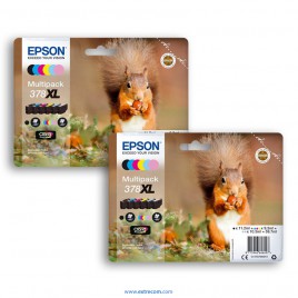 Epson 378 XL 2x pack 6 colores original