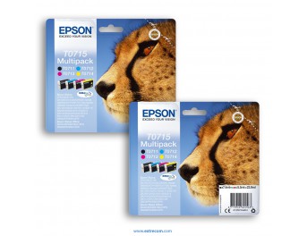 Epson T0715 2x pack 4 colores original