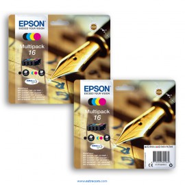 Epson 16 2x pack 4 colores original