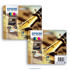 Epson 16 XL 2x pack 4 colores original