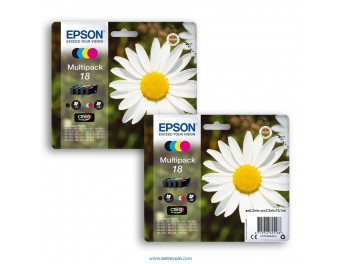 Epson 18 2x pack 4 colores original