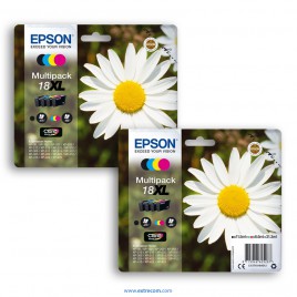 Epson 18 XL 2x pack 4 colores original