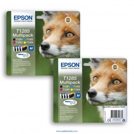 Epson T1285 2x pack 4 colores original